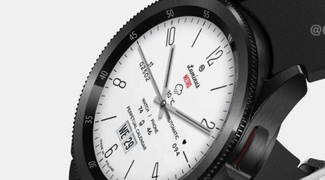 Samsung Galaxy Watch 6 Classic позирует на рендерах